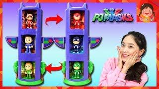 pjmasks transforming playset catboy owlette Gekko play hero kids toy [yura]