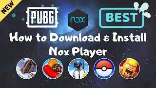 How to Download & Install Nox Player Emulator supports PUBG Mobile on PC