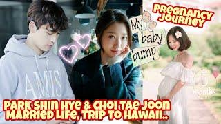 Park shin hye and Choi tae joon Trip to Hawaii Pregnancy & Married Life Updates