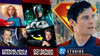 WOW!! New Look at SUPERMAN + Preview SOON, Big DCU Batman Update, Supergirl & MORE!!