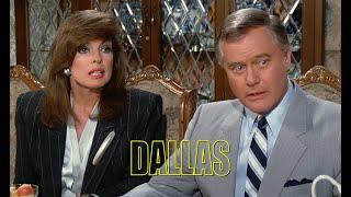 DALLAS | Miss Ellie Kicks Clayton Out / Charlie Leaves Dallas Forever