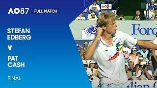 Stefan Edberg v Pat Cash Full Match | Australian Open 1987 Final