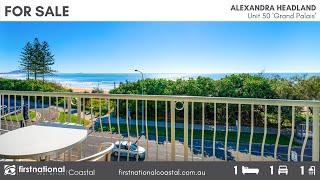 ️ UNIT FOR SALE | 1 ️ 1  1 | 50/188 Alexandra Pde, Alexandra Headland, Qld 4572