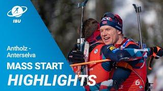 World Cup 23/24 Antholz-Anterselva: Men Mass Start Highlights