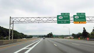 Long Island Expwy (I-495) east | Great Neck to Commack, NY | Exits 33-52