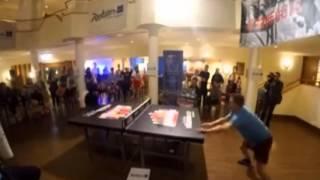 Surely the most hilarious and bizarre table tennis match