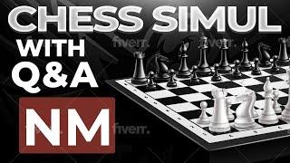 Chess Master (2200+ ELO) Simul with Q & A Volume 94 | lichess.org