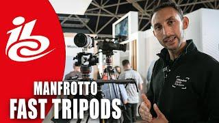 Manfrotto Fast Video Tripods and MOVE System Hands On (IBC 2022)