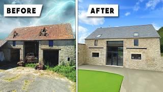 TIMELAPSE RENOVATION 3 YEARS BARN HOUSE IN 30 MINUTES