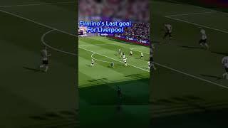 Firmino’s first and last goal for Liverpool  