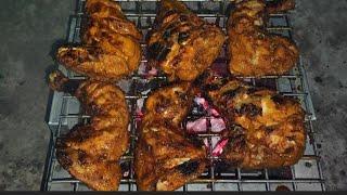 Winter Barbecue Partybbq chicken Recipe  Easy Rooftop Setup  Barbecue Chicken Recipe/BBQ Chicken