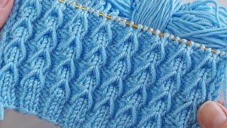 İki şiş çok seveceğiniz örgü model anlatımı crochet knitting