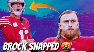 49ers George Kittle reveals Brock Purdy YELLED at WR for missed assignment & it locked team in 