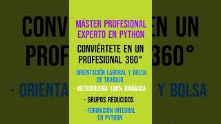 MASTER EXPERTO PYTHON