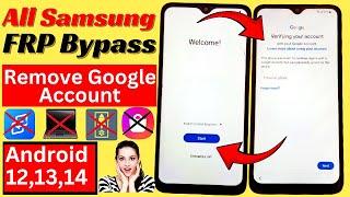 All Samsung FRP Bypass 2024, Samsung Google Lock Remove Android 12/13/14 New Method - June 2024