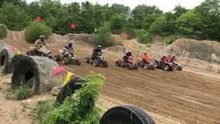 Built Honda Trx450r drag racing