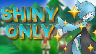 Pokemon but I ONLY Use SHINIES (Alpha Sapphire)