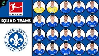 SV DARMSTADT  MEN SQUAD TEAMS - Bundesliga Season 2023/2024 | FAN Football