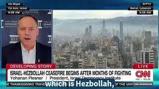 Ceasefire with Hezbollah | Yohanan Plesner on CNN's Newsroom