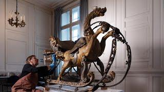 Restauration du traineau dit au dragon volant // Restoration of the so-called flying dragon sleigh