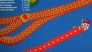 Worms Zone Tiny Red Dragon Snakeio / Worms Zone  Pro Slither Snake. #games #epic #snake #worms