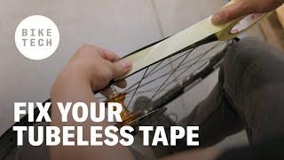 How To Replace Tubeless Rim Tape | Bike Tech | The Pro's Closet