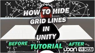 HOW TO HIDE OR ELIMINATE THE GRID LINES IN YOUR UNITY SCENE | Unity Tutorial