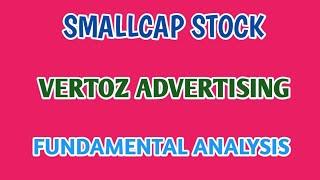 VERTOZ ADVERTISING SHARE●VERTOZ ADVERTISING FUNDAMENTAL ANALYSIS @ STOCK MARKET PLANNER