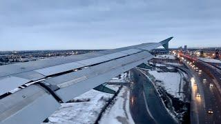 Air Canada Airbus A320-200 Cloudy Winter Arrival at Montréal Trudeau | YYZ-YUL