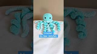 crochet with me| no sew jellyfish| crochet jellyfish #shorts #crochet #jellyfish #nosew