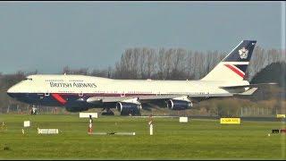 British Airways 747 Retro Liveries, before & after arriving & departing Dublin Airport