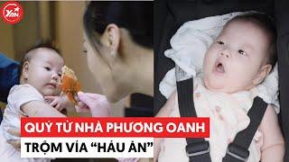 Quý tử nhà Shark Bình - Phương Oanh 1 tháng tuổi trộm vía "háu ăn"