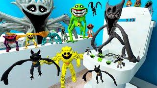  TOILET GREY SNIDEY SPIDEY HUGGY WUGGY BIG FROG BANDIT BAT POPPY PLAYTIME 3 SPARTAN KICKING in Gmod