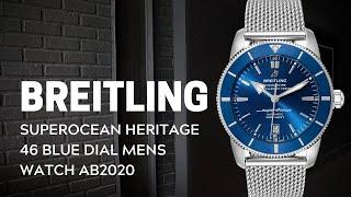 Breitling Superocean Heritage II 46 Blue Dial Mens Watch AB2020 Review | SwissWatchExpo