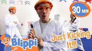 Blippi The Taekwondo Master + More | Educational Videos for Kids |  Magic And Music