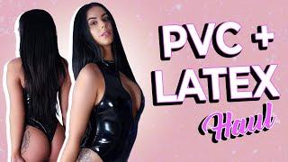 *SEXY* LATEX PVC LINGERIE TRY ON HAUL!