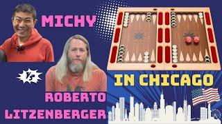 Backgammon, Michy vs Roberto Litzenberger in Chicago Open