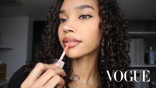 Pretending I’m in a Vogue beauty secrets video *soft glam makeup*