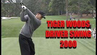 TIGER WOODS DRIVER SWING AT THE MASTERS 2000