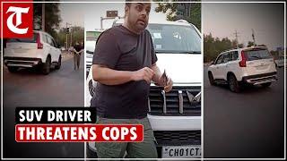 SUV driver violates law, threatens Chandigarh traffic cops; video goes viral