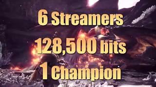 Twitch Monster Hunter World Challenge | 128,500 Bits | davej974