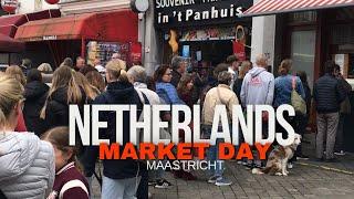 The NETHERLANDS FRIDAY MARKET in the City of Maastricht 2024.