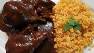 POLLO EN MOLE ( CHICKEN IN MOLE SAUCE DOÑA MARIA)