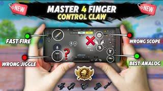 4 Finger Control Claw Pubg Mobile | Best 4 Finger Settings  | Sensitivity & Settings For New Update