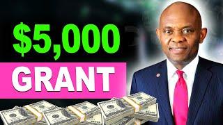 Apply for $5,000 Business GRANT Free Money! No Payback