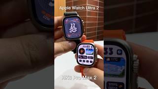 Apple Watch Ultra 2 vs HK8 Pro Max 2nd Generation Fast Comparison! #shorts #viral  #video