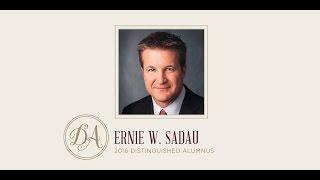 2016 Texas State University Distinguished Alumnus, Ernie W. Sadau