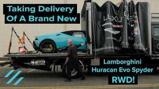 Lamborghini Huracan Evo Spyder RWD - The Luxury Collection Walnut Creek Customer Delivery