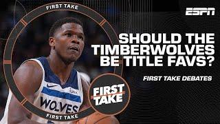 'THEY ARE NOT MY TITLE FAVORITES!' Monica McNutt & Stephen A. BATTLE over Timberwolves | First Take