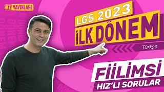 LGS 2023 İlk Dönem Hız'lı Sorular Türkçe - Fiilimsi